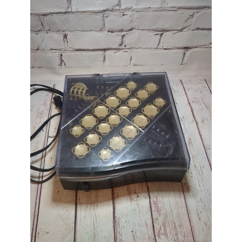 Remington Protect & Shine Model H-2020i Hot Rollers Curlers With Clips‎ Work